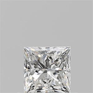 Picture of Natural Diamond 0.50 Carats, Princess with  Cut, F Color, VVS1 Clarity and Certified by GIA