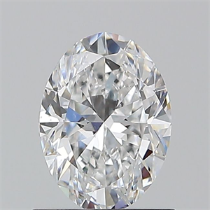 Picture of Natural Diamond 0.90 Carats, Oval with  Cut, E Color, SI1 Clarity and Certified by GIA