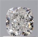 Natural Diamond 0.70 Carats, Cushion with  Cut, F Color, SI2 Clarity and Certified by GIA