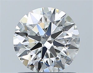Picture of Natural Diamond 0.85 Carats, Round with Excellent Cut, H Color, IF Clarity and Certified by GIA