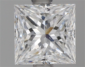 Picture of Natural Diamond 1.52 Carats, Princess with  Cut, E Color, VS1 Clarity and Certified by GIA