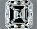 Natural Diamond 1.00 Carats, Asscher with  Cut, H Color, VVS1 Clarity and Certified by IGI
