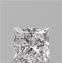 Natural Diamond 0.60 Carats, Princess with  Cut, D Color, VS2 Clarity and Certified by GIA
