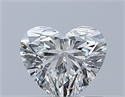 Natural Diamond 0.50 Carats, Heart with  Cut, G Color, VVS1 Clarity and Certified by GIA
