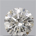 Natural Diamond 0.40 Carats, Round with Excellent Cut, H Color, VVS1 Clarity and Certified by IGI