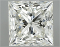 Diamante Natural 0.70 quilates, Princesa , Color K, claridad VS2 y certificado GIA