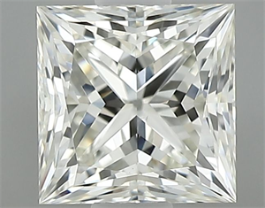 Picture of Natural Diamond 0.70 Carats, Princess with  Cut, K Color, VS2 Clarity and Certified by GIA