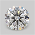 Lab Grown Diamond 1.04 Carats, Round with Ideal Cut, D Color, VVS1 Clarity and Certified by IGI
