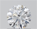 Lab Grown Diamond 0.81 Carats, Round with Ideal Cut, D Color, VS1 Clarity and Certified by IGI