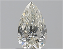 Natural Diamond 0.70 Carats, Pear with  Cut, J Color, SI2 Clarity and Certified by GIA