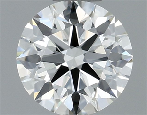 Picture of Natural Diamond 0.65 Carats, Round with Excellent Cut, J Color, VVS2 Clarity and Certified by GIA