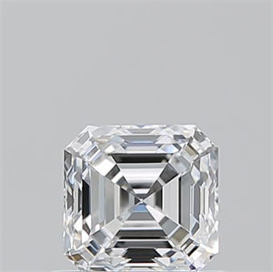 Foto Diamante Natural 0.70 quilates, Asscher , Color E, claridad VVS2 y certificado GIA de
