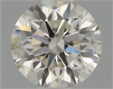 Natural Diamond 0.45 Carats, Round with Excellent Cut, L Color, VS2 Clarity and Certified by GIA