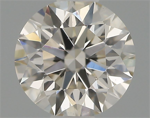 Picture of Natural Diamond 0.45 Carats, Round with Excellent Cut, L Color, VS2 Clarity and Certified by GIA