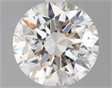 Natural Diamond 1.02 Carats, Round with Excellent Cut, I Color, I1 Clarity and Certified by GIA