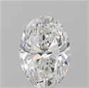Natural Diamond 1.20 Carats, Oval with  Cut, F Color, SI1 Clarity and Certified by GIA