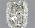 Natural Diamond 1.00 Carats, Radiant with  Cut, G Color, SI2 Clarity and Certified by HRD
