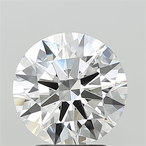 Picture of Lab Grown Diamond 3.10 Carats, Round with Ideal Cut, F Color, VVS2 Clarity and Certified by IGI