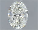 Natural Diamond 0.61 Carats, Oval with  Cut, I Color, VVS2 Clarity and Certified by GIA