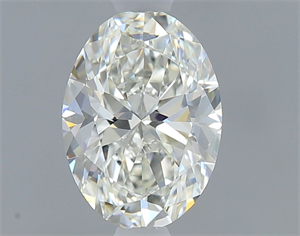 Picture of Natural Diamond 0.61 Carats, Oval with  Cut, I Color, VVS2 Clarity and Certified by GIA