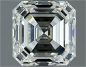 Natural Diamond 1.51 Carats, Asscher with  Cut, J Color, VS1 Clarity and Certified by IGI