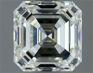 Picture of Natural Diamond 1.51 Carats, Asscher with  Cut, J Color, VS1 Clarity and Certified by IGI