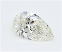 Natural Diamond 0.71 Carats, Pear with  Cut, J Color, I1 Clarity and Certified by GIA