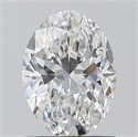 Diamante Natural 0.90 quilates, Ovalado , Color E, claridad SI1 y certificado GIA