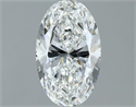 Diamante Natural 1.00 quilates, Ovalado , Color G, claridad SI1 y certificado IGI