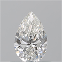 Diamante Natural 0.55 quilates, De pera , Color H, claridad VVS1 y certificado GIA