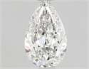 Diamante Natural 0.53 quilates, De pera , Color E, claridad VVS2 y certificado GIA