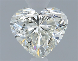 Picture of Natural Diamond 0.40 Carats, Heart with  Cut, J Color, VS2 Clarity and Certified by GIA