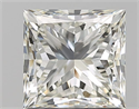 Natural Diamond 1.50 Carats, Princess with  Cut, J Color, VS1 Clarity and Certified by GIA