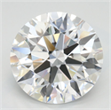 Del inventario de diamantes de laboratorio, 3.21 quilates, Redondo , Color D, claridad IF y certificado IGI