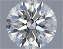 Natural Diamond 0.60 Carats, Round with Excellent Cut, I Color, VS2 Clarity and Certified by GIA