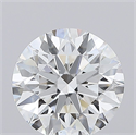 Lab Grown Diamond 1.55 Carats, Round with Ideal Cut, E Color, VS1 Clarity and Certified by IGI