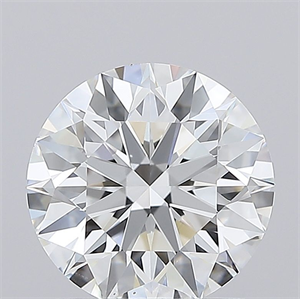 Picture of Lab Grown Diamond 1.55 Carats, Round with Ideal Cut, E Color, VS1 Clarity and Certified by IGI