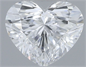 Natural Diamond 0.38 Carats, Heart with  Cut, E Color, VS1 Clarity and Certified by GIA