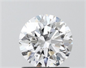 Del inventario de diamantes de laboratorio, 1.07 quilates, Redondo , Color D, claridad VVS1 y certificado IGI