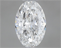 Natural Diamond 0.50 Carats, Oval with  Cut, E Color, VS1 Clarity and Certified by GIA