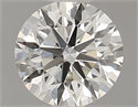Diamante Natural 0.61 quilates, Redondo , Color J, claridad IF y certificado GIA