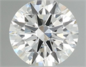 Natural Diamond 0.42 Carats, Round with Excellent Cut, G Color, VS1 Clarity and Certified by GIA