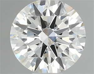 Picture of Natural Diamond 0.42 Carats, Round with Excellent Cut, G Color, VS1 Clarity and Certified by GIA