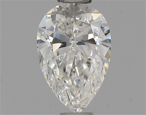 Picture of Natural Diamond 0.52 Carats, Pear with  Cut, G Color, VS1 Clarity and Certified by GIA