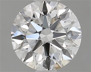 Picture of Natural Diamond 0.74 Carats, Round with Excellent Cut, F Color, VS1 Clarity and Certified by GIA
