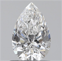 Natural Diamond 0.70 Carats, Pear with  Cut, D Color, VVS1 Clarity and Certified by GIA