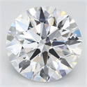 Lab Grown Diamond 3.35 Carats, Round with Ideal Cut, D Color, IF Clarity and Certified by IGI
