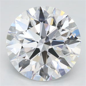 Picture of Lab Grown Diamond 3.35 Carats, Round with Ideal Cut, D Color, IF Clarity and Certified by IGI