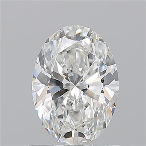 Picture of Natural Diamond 1.01 Carats, Oval with  Cut, F Color, VVS2 Clarity and Certified by GIA