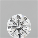 Lab Grown Diamond 1.23 Carats, Round with Ideal Cut, D Color, VS1 Clarity and Certified by IGI